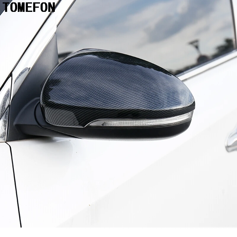 Для Hyundai Tucson 2016 2017 ABS углеродное волокно цветные 2 шт. автомобильные наружные