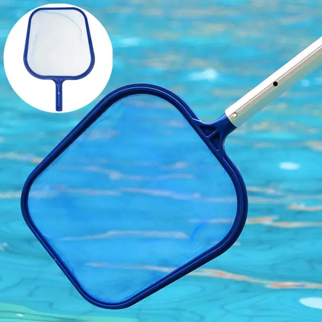 2018 new Leaf Rake Mesh Frame Net Skimmer Cleaner Swimming Pool Spa Tool New Swimming pool cleaning net 44*31cm
