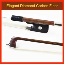 DIAMOND Carbon Fiber Viola Bow Pernambuco Performance! Unbleached Mongolia Horse Hair, Free Shipping With a Hard Paper Tube Case