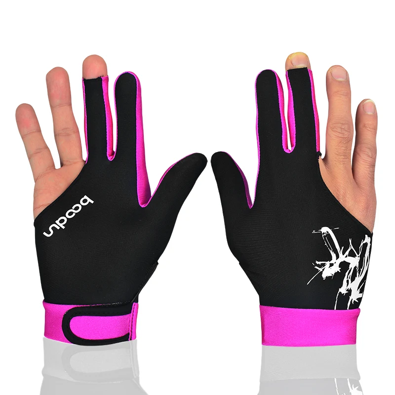 

1PCS Unisex Elastic Lycra 3 Fingers Show Glove for Billiard Shooters Carom Pool Snooker Cue Sport Wear on The Right or Left Hand