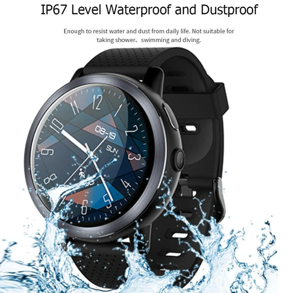 

High Fashion 4G LTE Smart Multifunctional Watch Heart Rate Waterproof Camera Watch 2.0MP 2GB + 16GB GPS WIFI For Android iOS