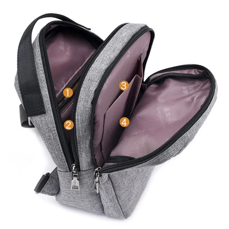 Men Women Backpack Anti Theft Teenager Canvas Chest Bag Large Casual USB Rechargeable Boy Single Shoulder Sac A Dos Homme BP0223 (15)
