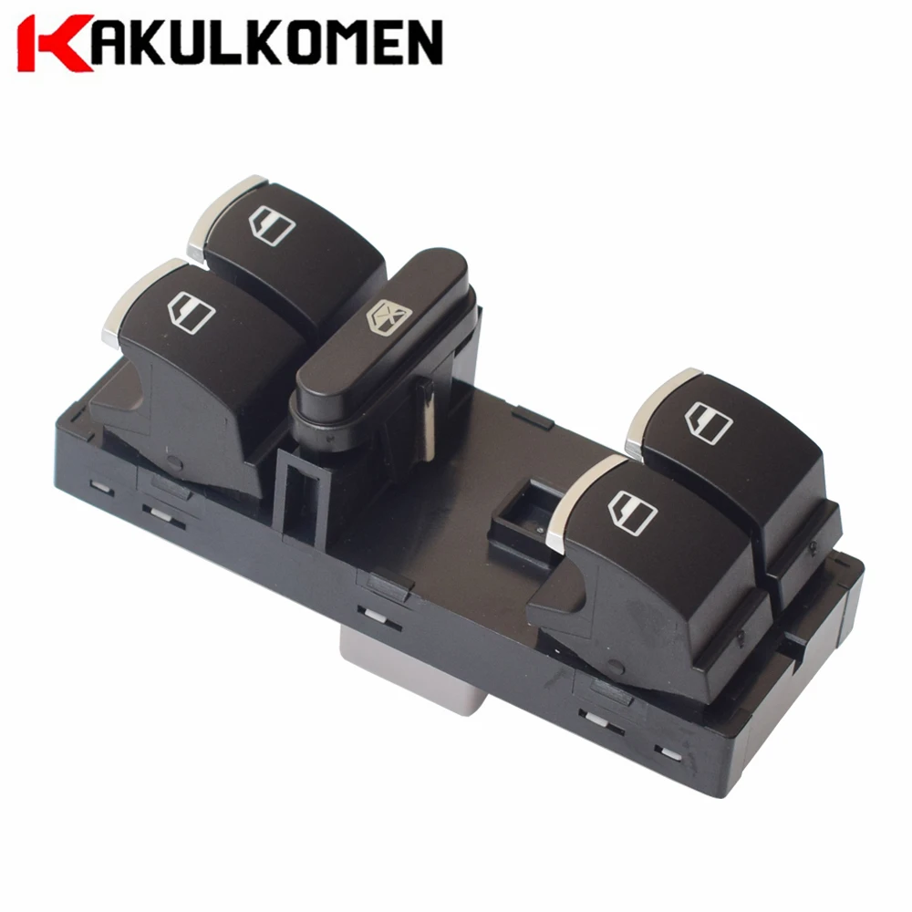 

Chrome Electric Power Window Master Controller Switch Button Panel 5K4959857 5ND959857 For Skoda Fabia Octavia Yeti SuperB