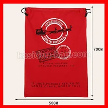 20 шт./партия) размер 50x70 см Кошмар перед Рождеством Подарочная сумка Санта-Клауса