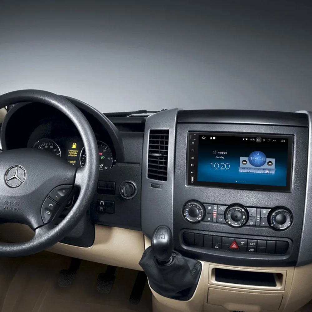 Dasaita 9 &quotAndroid 8 1 автомобиль gps плеер Navi для Mercedes Benz A B класс Sprinter B200 с 2G + 16G 4 ядра