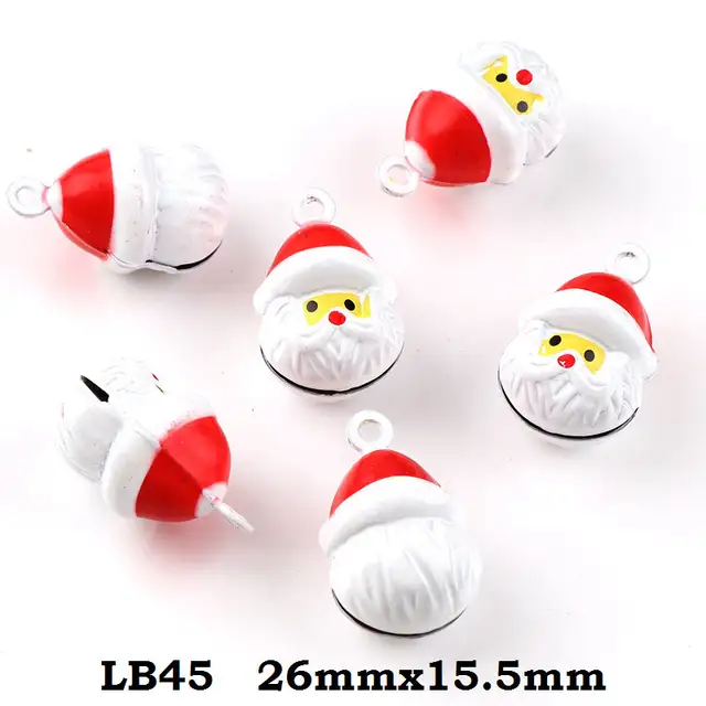 Us 099 19 Di Sconto2 Pz 7 Disegni Di Rame Colorato Babbo Natale Pupazzo Di Neve Aperto Campane Di Natale Pendente Partito Artigianato Fai Da Te