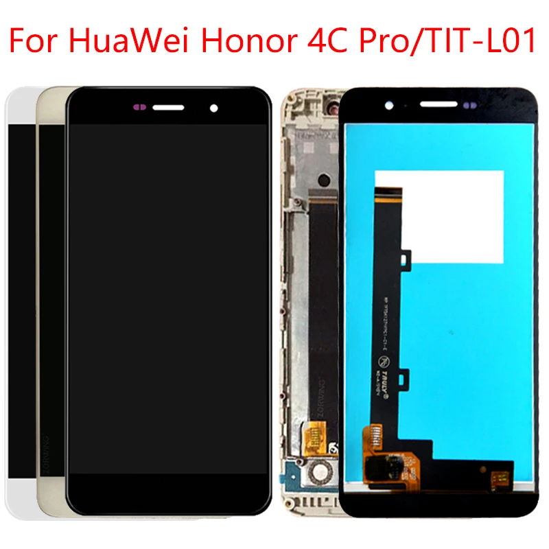 

Display For HuaWei Honor 4C Pro LCD Touch Screen With Frame For Honor 4C Pro TIT-L01 LCD Digitizer Assembly Replacement Repair