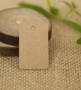 

50pcs/lot 3*2cm Small Rectangular Kraft Tags Blank Scrapbooking Kraft Labels DIY Vintage Crafts Kraft Christmas Gift Cards