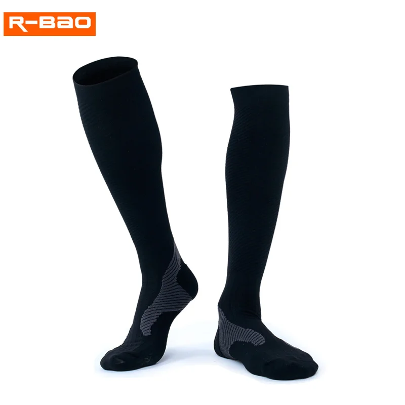 R BAO Professional Breathable Long Running Socks Men High Quality