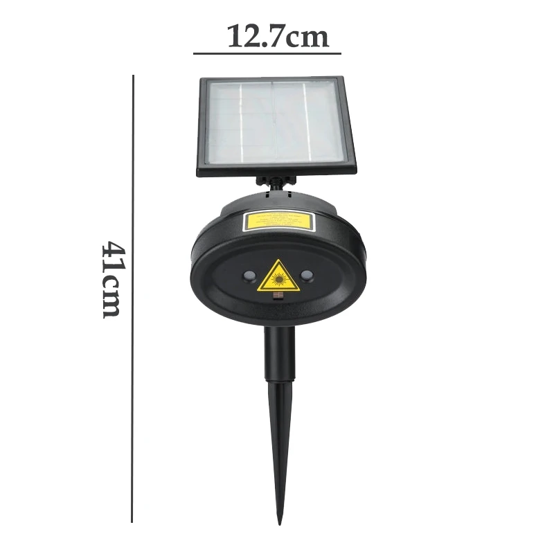 Лазерный светильник на солнечной батарее, креативный дизайн, Рождественский светильник s, водонепроницаемый наружный светильник, Точечный светильник, вечерние и садовые украшения