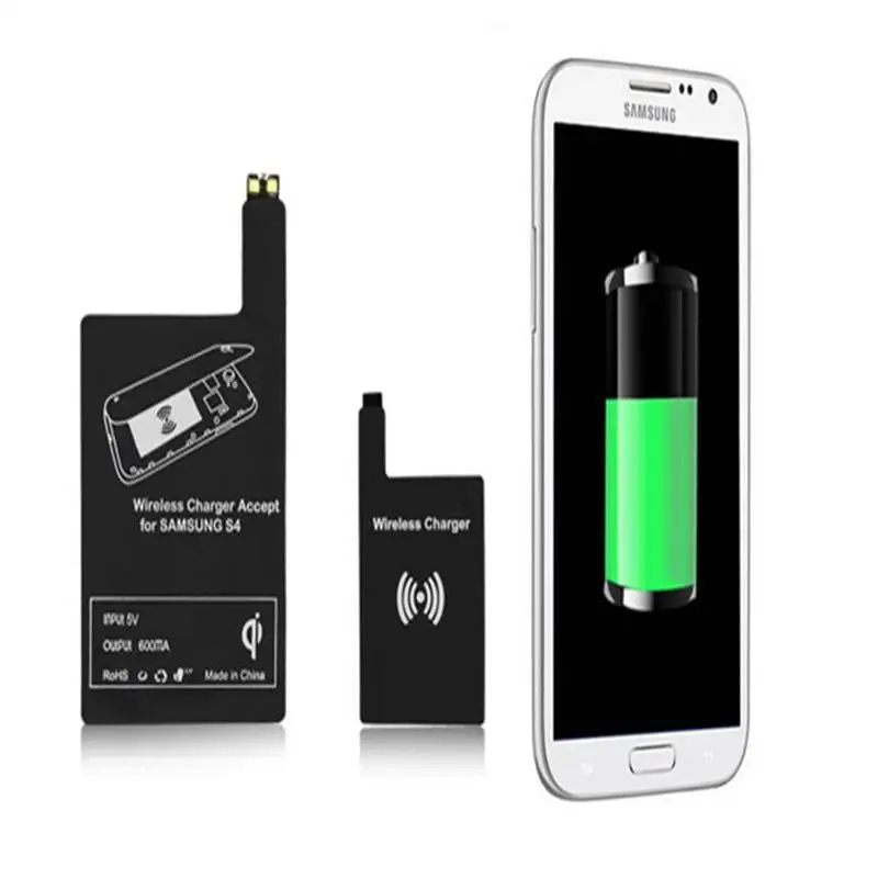

A+ new! Qi Wireless Charger Receiver Qi Wireless Charging Receiver for Samsung Galaxy S4 IV i9500