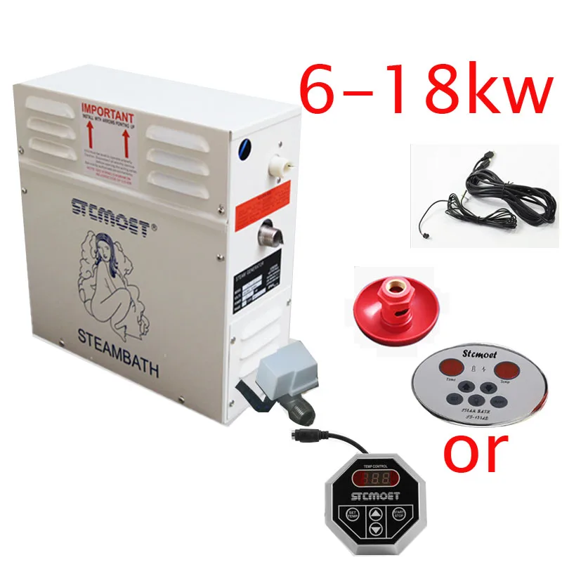 Парогенератор Сауна Паровая портативная баня для домашняя сауна спа фумигационная машина 220 В/380 В с цифровым управлением