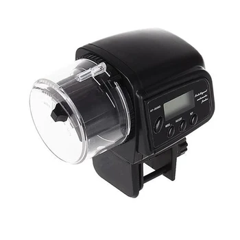 

New Aquarium Fish Tank Food Feeder Timer LCD Display Automatic Manual Feeding Convenient
