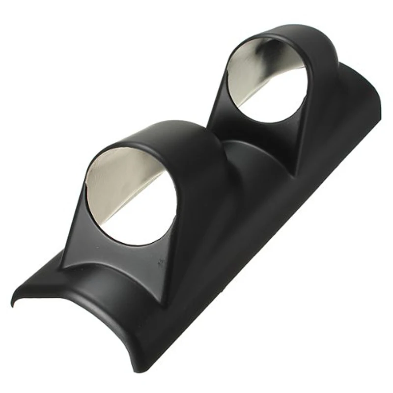 

2" 52mm A Pillar Left Hand Drive Car Gauge Pod Mount Holder Dual 2 Holes / Two hole auto automobile meter Holder Pod Black