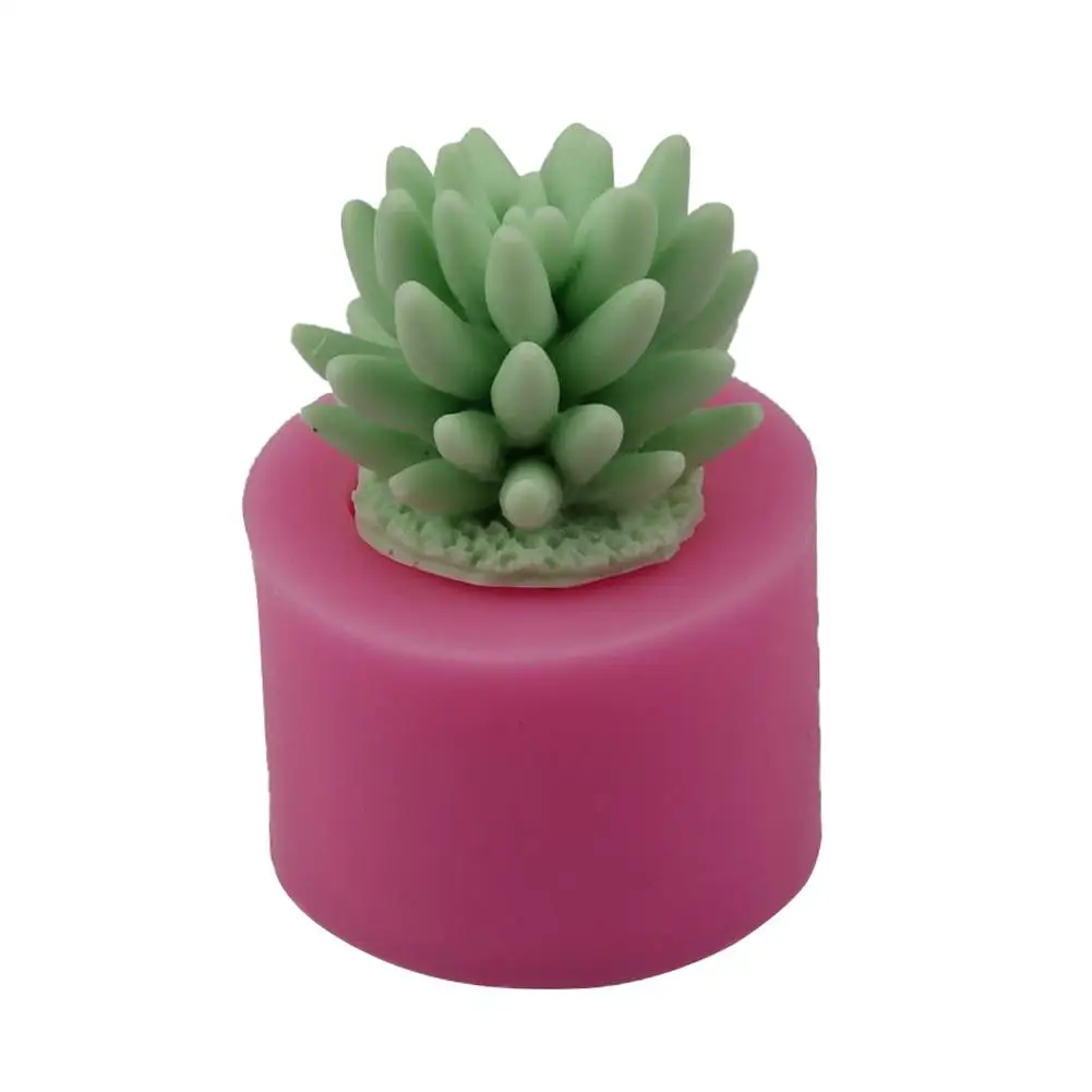 

Succulent Plants Fondant Cake Silicone Mold Cactus DIY Aroma Gypsum Plaster Silicon Mould Candle Molds Baking Decoration Tool