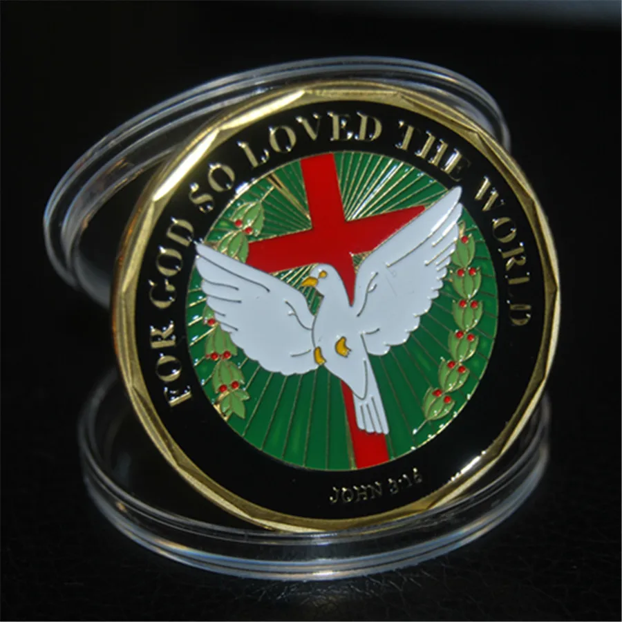 John 316  For God So Loved The World Challenge Coin (11)