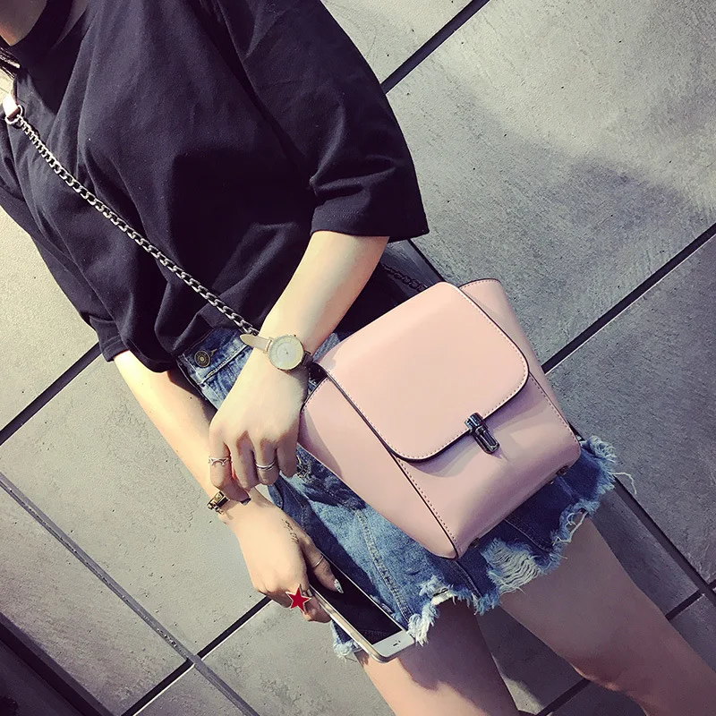 

Women Bags Springtime New Style Hit Color Wild Messenger Bag Wings Package Handbag Shoulder Packet Mini Chain Handbags