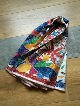 

2019 new arrival fashion colorful pattern 100% silk scarf 90*90 cm square shawl twill wrap for women free shipping