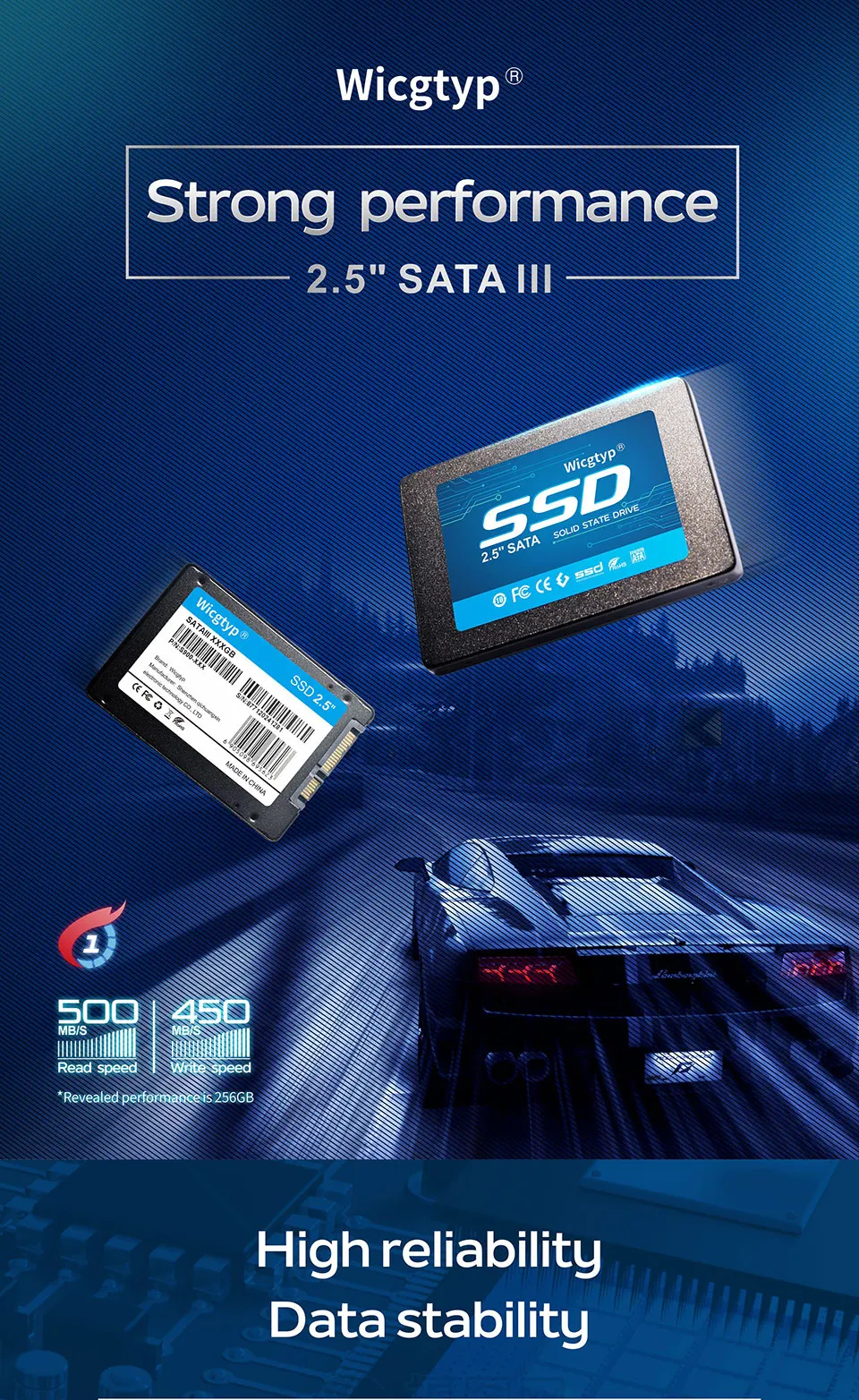 Wicgtyp SATA3 6 ГБ/сек. SSD 128 ГБ 7 мм hdd 2,5 Внутренний твердотельный диск Жесткий диск для Mac Pro mid