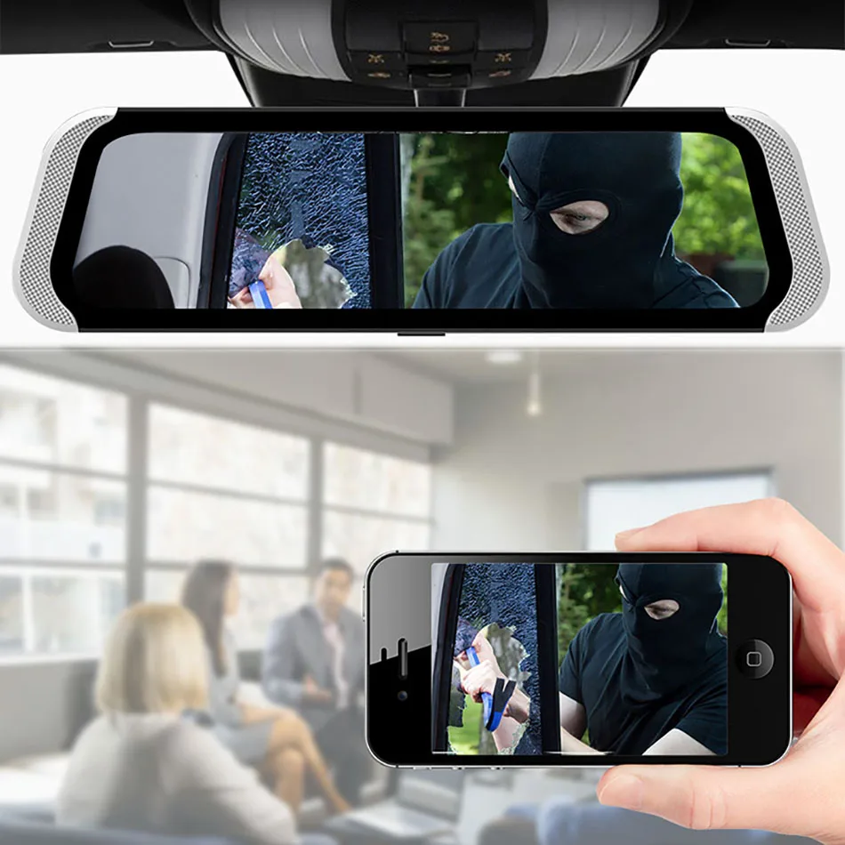 ANSTAR 3G/4G Car DVR 1080P Night Vision Dash Cam Bluetooth Rearview Mirror ADAS WIFI Streaming Rear View Camera Russian Language