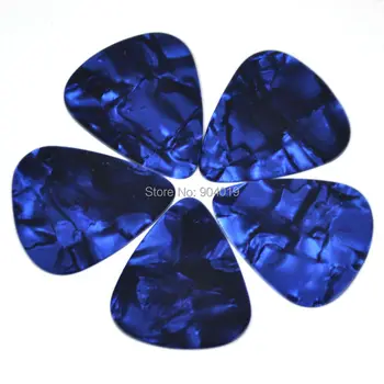 

Lots of 50 pcs New Thin 0.46mm Guitar Picks No Print Pearl Blue Celluloid