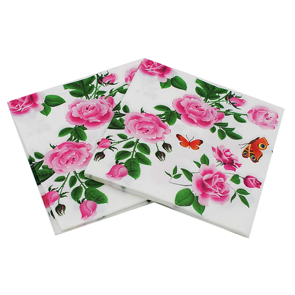 Buy 20pcs/pack/lot Tissue Napkins Decoupage Decoration