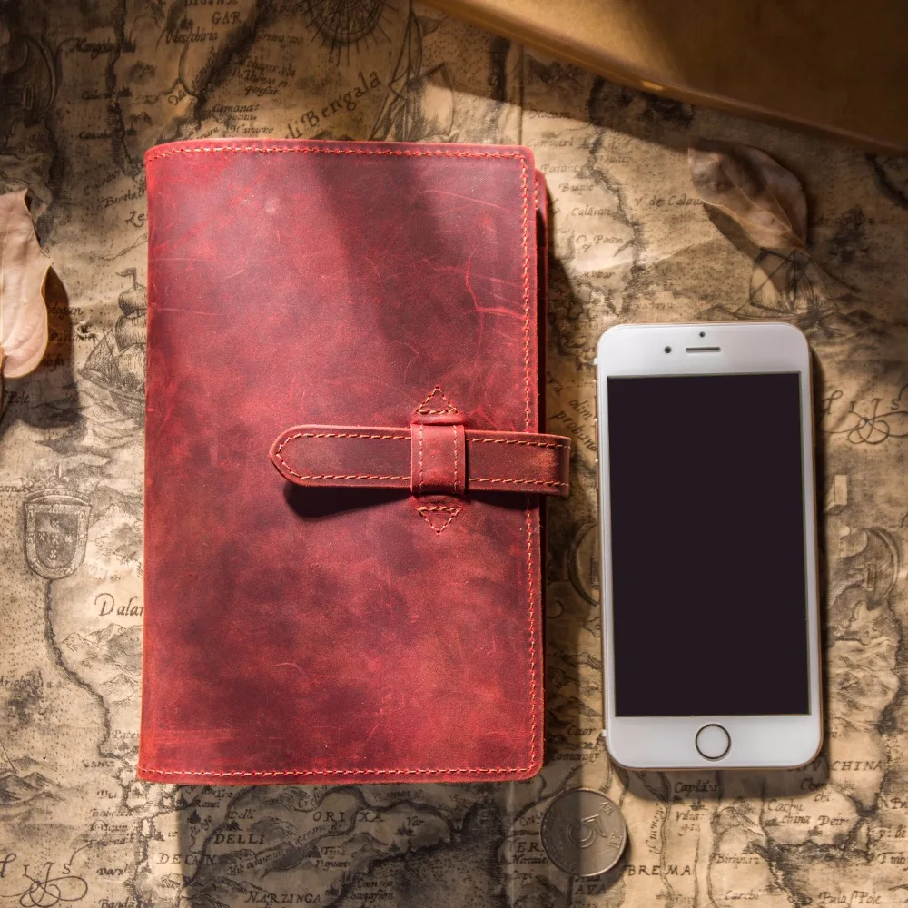 Кожаный Блокнот IPBEN дорожный дневник для путешествий a5 Note Book 2019 ручной работы