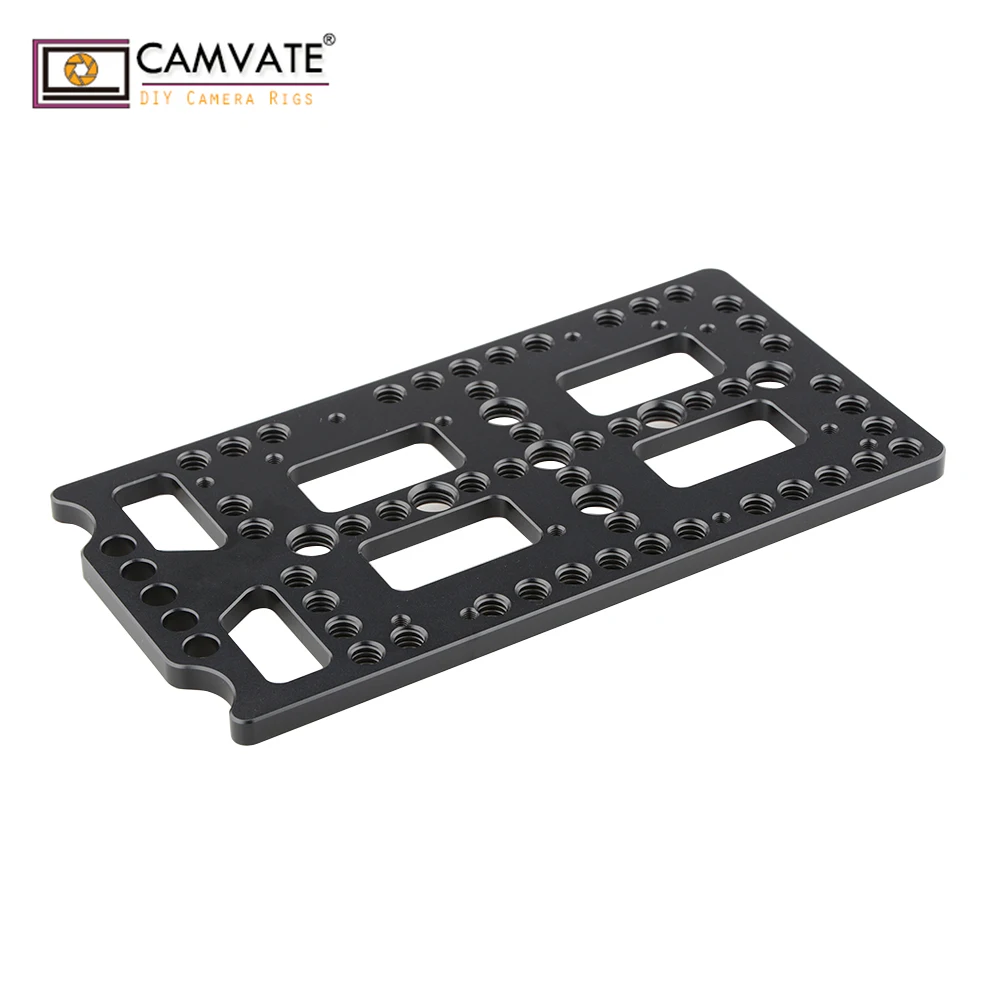 

CAMVATE DSLR Battery Plates Multi-purpose Mounting Plate (Cheese) C1727 camera photography accessories