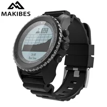 Makibes G07 GPS мужские мультиспортивные Смарт-часы Bluetooth IP68 Водонепроницаемые Сноркелинг динамический сердечный ритм GPS трекер умные часы