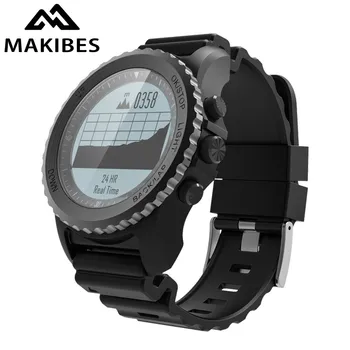 

Makibes G07 GPS Men's Multisport Smart Watch Bluetooth IP68 Waterproof Snorkeling Dynamic Heart Rate GPS Tracker Smartwatch