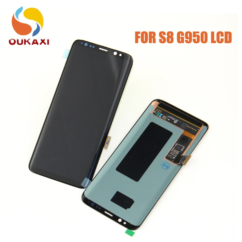 

Super AMOLED For samsung Galaxy s8 G950F G950A G950FD LCD replacement screen Black
