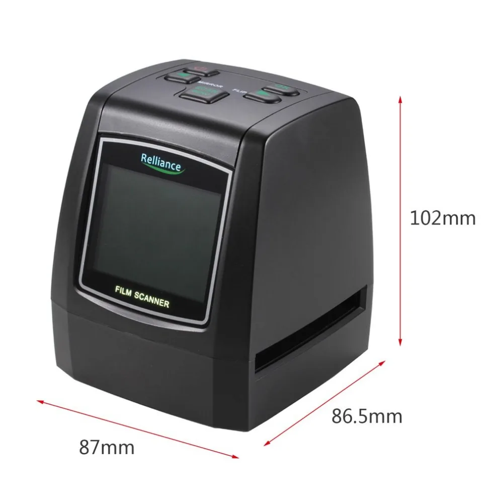 Relliance EC018 пленочный сканер 135 мм/126 мм/110 мм/8 мм Высокое разрешение отрицательный пленочный слайд-сканер конвертер USB MSDC EU/US штекер