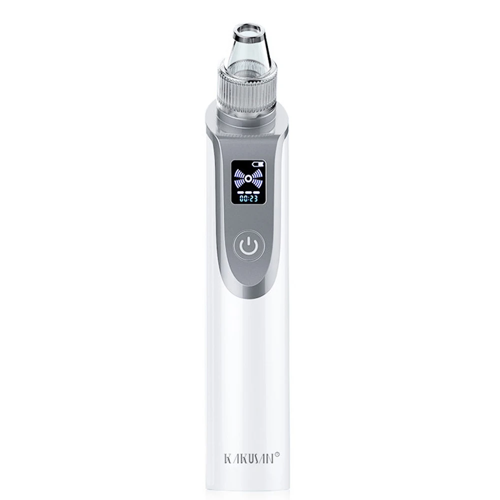 

Professional LED Display Pore Cleansing Blackhead Remover Nose Strong Suction Electric Vacuum Skin Care Durable Tool 5 Mode