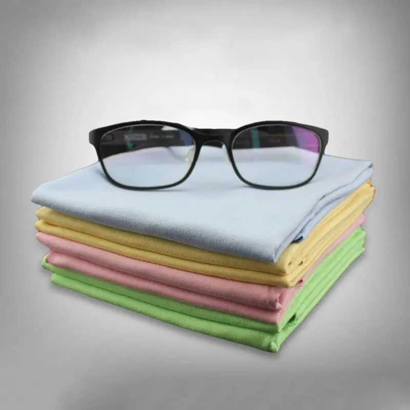 

Glasses Cleaner Wipes Suede Fabric Blend Cotton Cleaning Lens Wipes Phone Screen Computer Portable Dust Removal Wipes 40x40cm