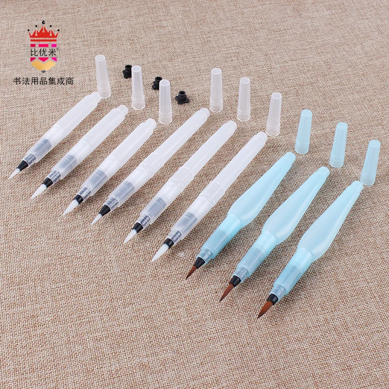 

Fountain pen Water storage brush Solid color lead water soluble soft pen Water absorption type Comic painted watercolor pen set