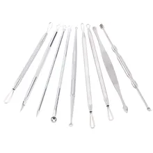 9 шт. набор инструментов для удаления угревой головки угревая сыпь инструмент для удаления дефектов кожи инструмент для очистки G524