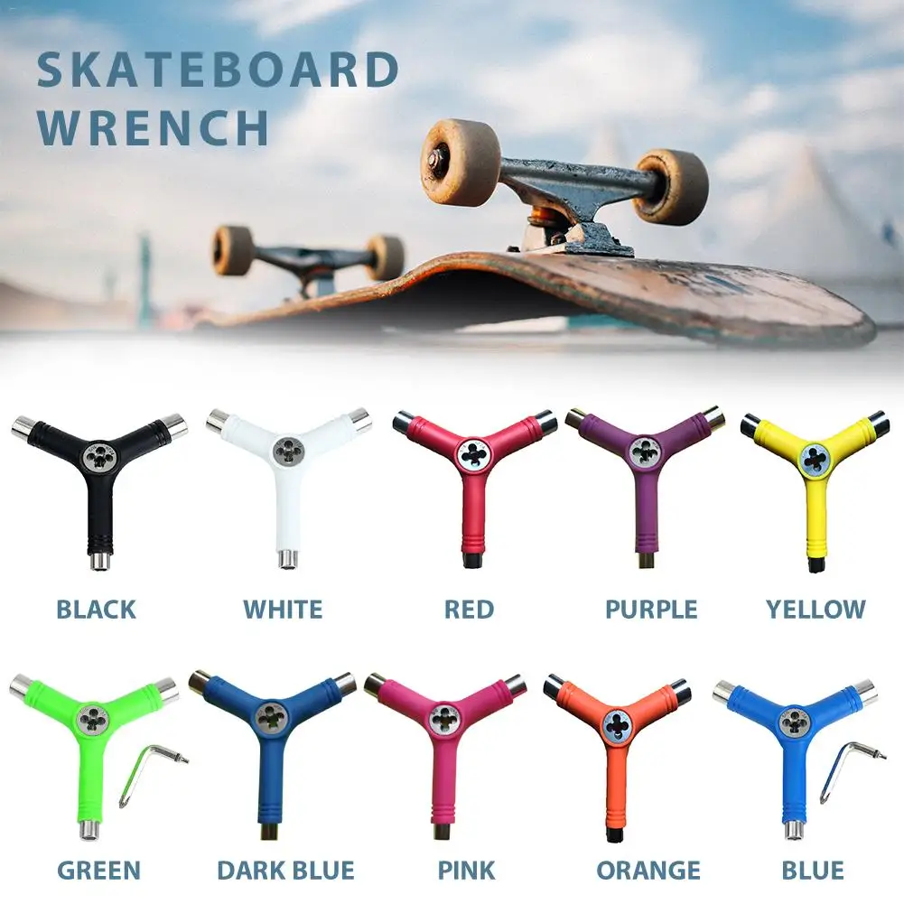 

Skateboarding Y-wrench Semi-automatic Tool Ratchet Socket Wrench Scooter Assembly Repair Tool Wrench Set