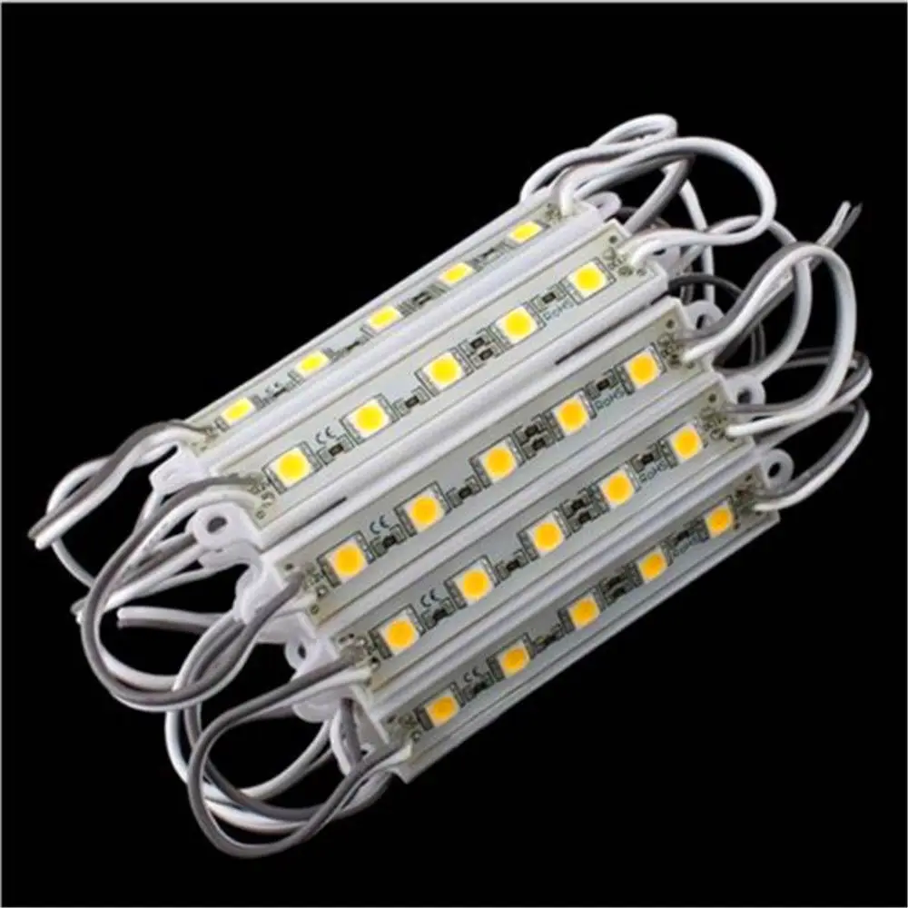 Супер яркие светодиодные ленты SMD 5050 20 шт./лот белый/теплый