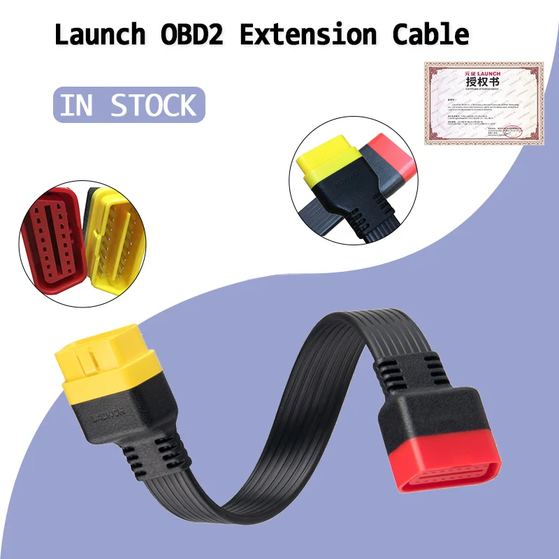 

Launch OBD2 Extension Cable for X431 V/V+Easydiag 3.0 Pro3 16pin Diagnosis cable connector