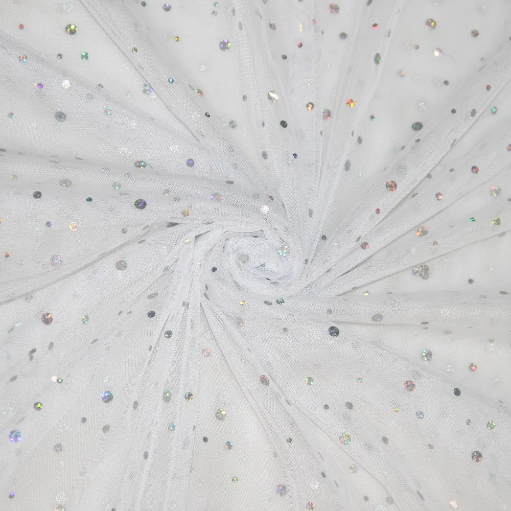 150 см в ширину, мягкий тюль, блестящая сетчатая ткань для платья юбки, блестящий швейный материал, украшение для дня рождения, свадьбы, вечеринки