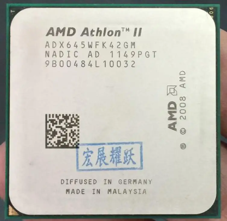 

AMD Athlon II X4 645 X645 Quad-Core AM3 938 CPU 100% working properly Desktop Processor