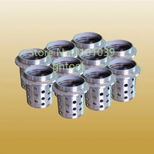 Ювелирных изделий инструменты " x 6" 75*150 мм 304 нержавеющая сталь перфорированная фляга с фланцем литья колбы 10 шт./лот ghtool