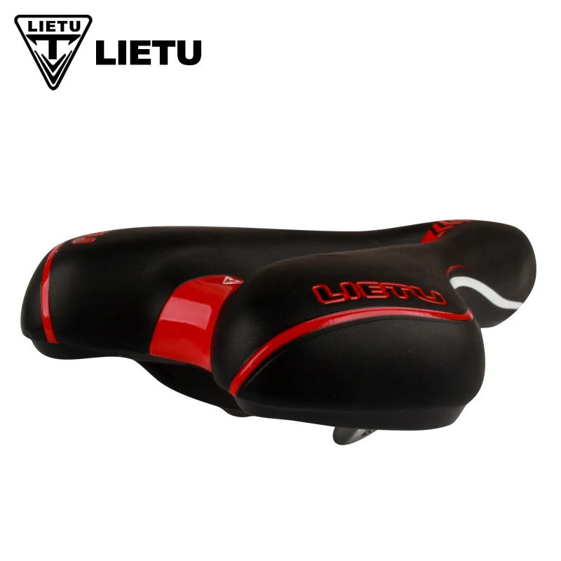 Bicycle saddle cushion cover LIETU Widen Road Mountain MTB Gel Comfort Saddle Bike Bicycle Cycling Seat Cushion Pad Cover Anti-slip Waterproof