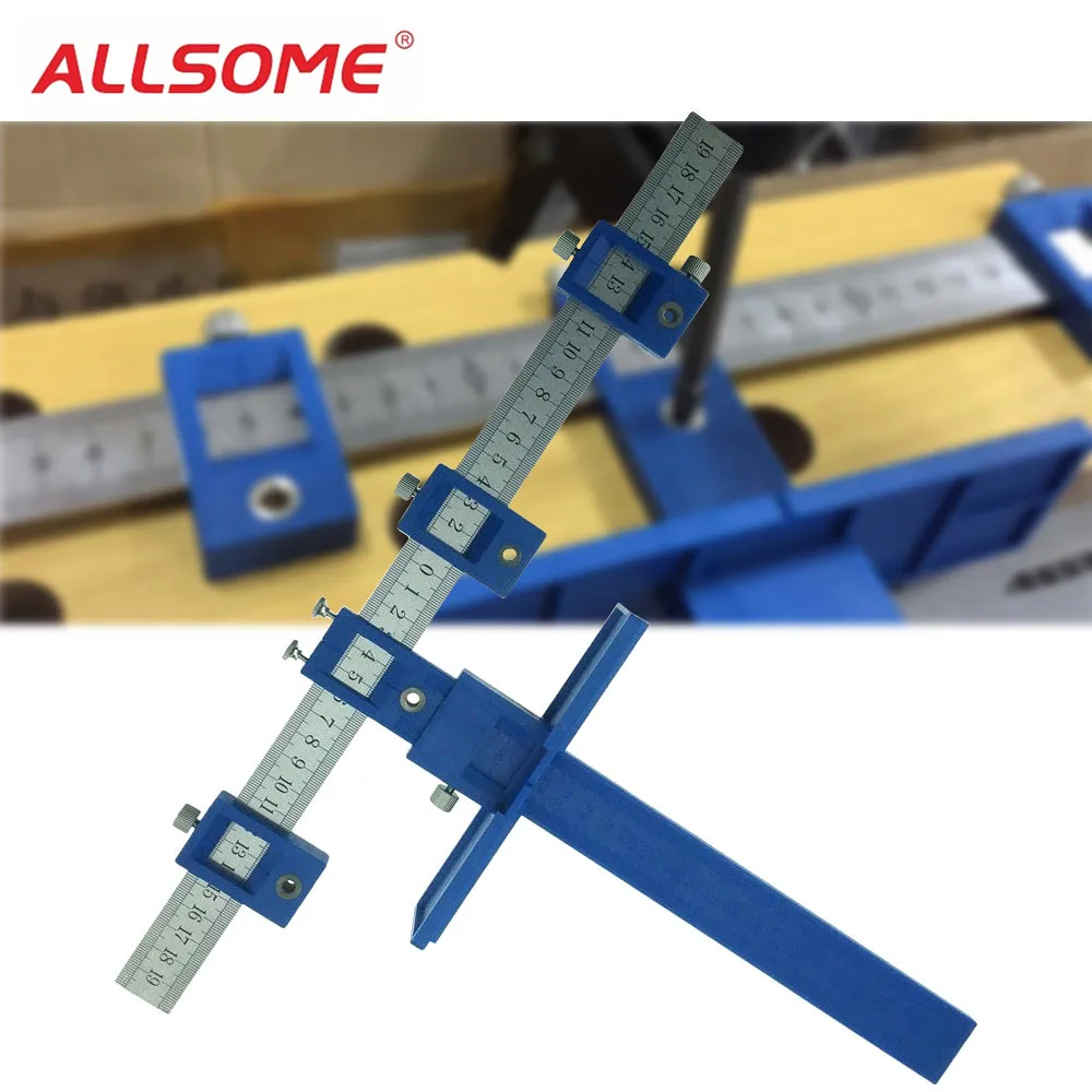 Drill Guide Sleeve Hardware Jig Drawer Pull Wood Drilling