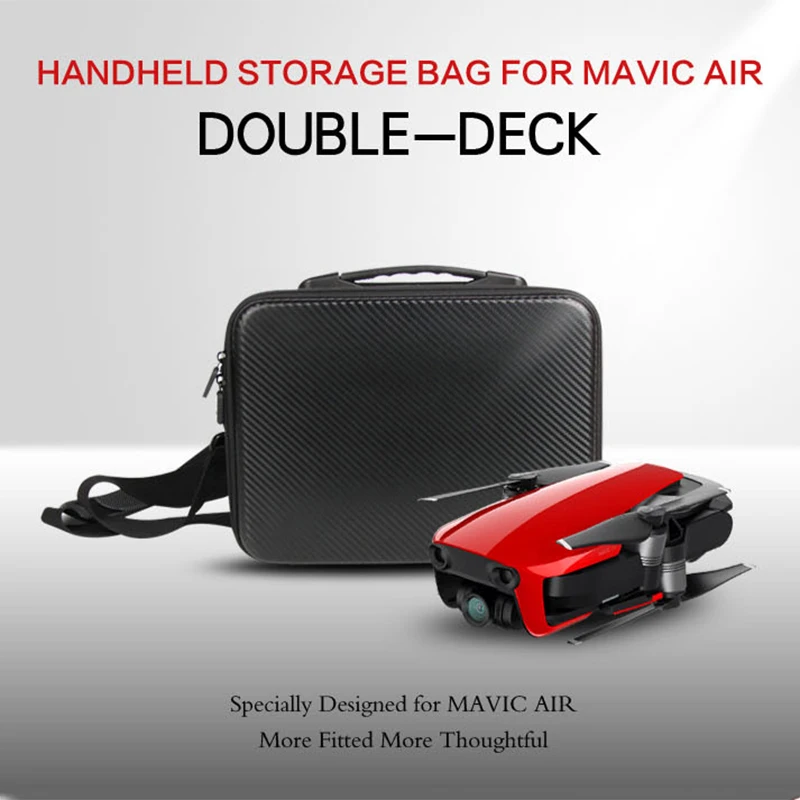 

PU Waterproof Handheld Storage Bag Shoulder Bag Carrying Case Handbag for DJI MAVIC AIR Drone Sling Bag