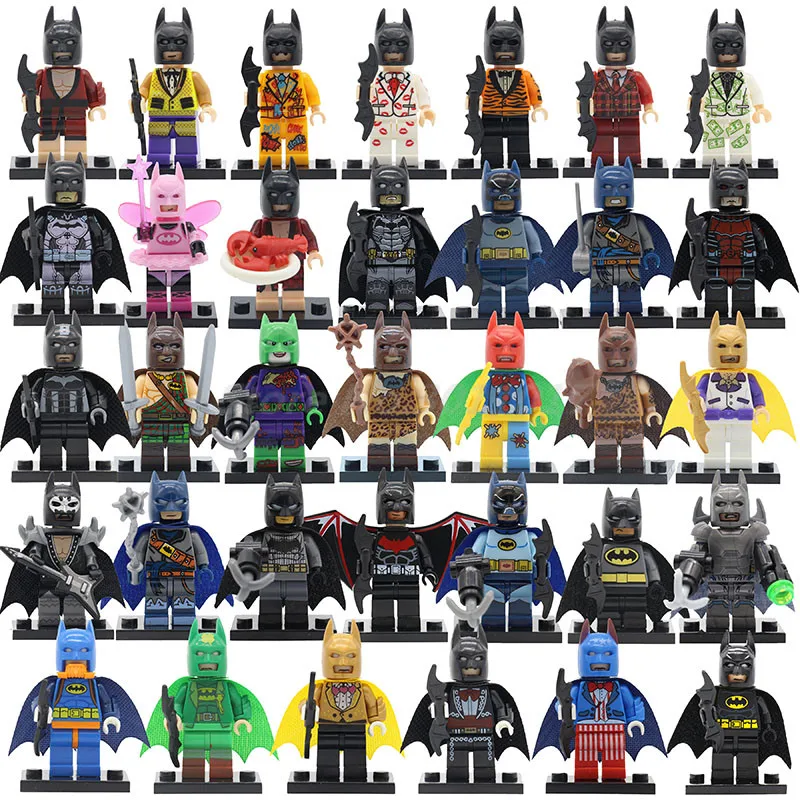 POGO Super Hero Single Sale Color Batman Series Building Blocks Sets Model Clown Educational font b