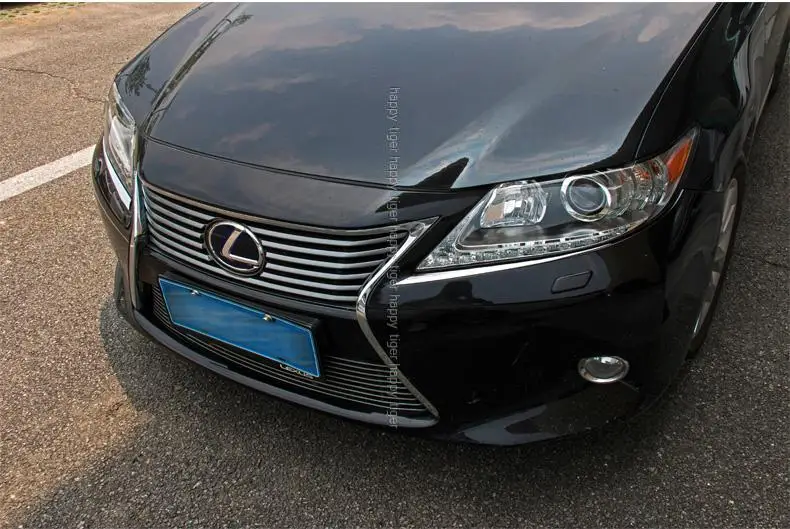 Яркий головной светильник из нержавеющей стали для Lexus ES250 300h 350, декоративный светильник с блестками для бровей