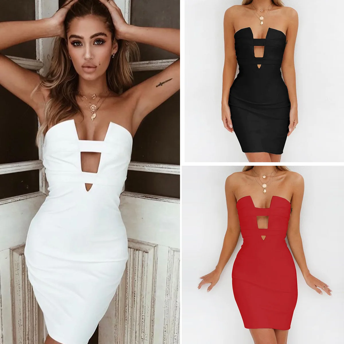 2019 облегающее сексуальное Клубное винтажное белое sukienki robe летние Вечерние