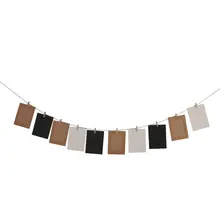 10 шт. бумажная фоторамка 6 дюймов висячая с зажимом шнур