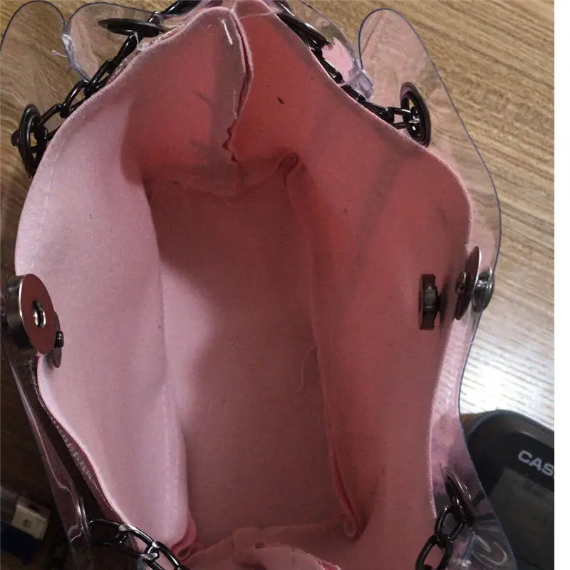 Transparent Bucket Shoulder Bag Crossbody Bag for Women 2019 Messenger Bags women's bag bolsa feminina sac a main 30AP0315